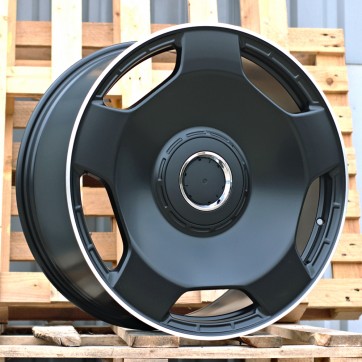 Джанта R20x9.5  5X130  ET  35  84.1  F5133  (BYF3111)  Black Half Matt+Polished Lip (BLHMPL)  Fits for MER  (Z1+Z2)  (HYBRID FORGED MONOBLOCK)