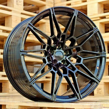 Джанта R21x10.5  5X112  ET  20  66.6  IN3650F  Black (BL)  Fits for BMW  (M)  (HYBRID FORGED Front R20+Rear R21 (Fit for BMW M-Competition (M3 G80/G81 LCI/M4 G82/G83 LCI))