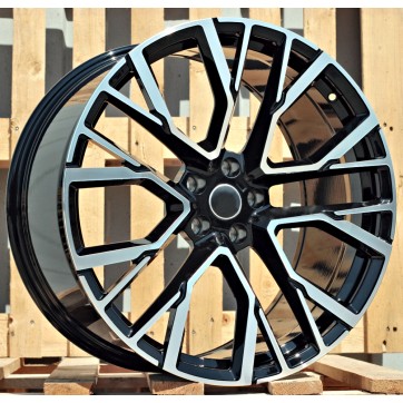Джанта R21x10.5  5X112  ET  43  66.6  B5769  Black Polished (MB)  Fits for BMW  (Z8)