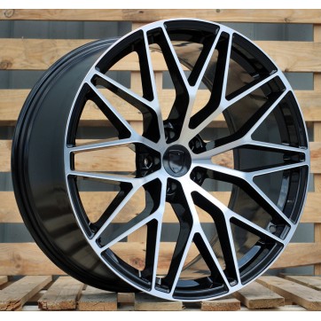 Джанта R21x10  5X112  ET  19  66.5  3S1067  Black Polished (MB)  Fits for PORCH  (K4)  (HYBRID FORGED(Rear+Front))