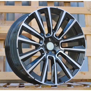 Джанта R21x9  5X108  ET  38.5  63.4  YF7076  (3S1341)  Black Polished (MB)  Fits for VOLVO  (P+K4)  (HYBRID FORGED New Model)