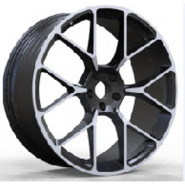 Джанта R21x9  5X112  ET  30  66.5  YF6161  Gloss Black (GB)  For AUD  (K3)  (HYBRID FORGED)