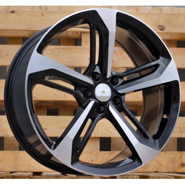Джанта R21x9  5X112  ET  33  66.5  A513  (FR992)  Black Polished (MB)  Fits for AUD  (Z6)