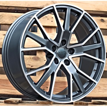 Джанта R22x10  5X112  ET  26  66.5  B5131  (FBX133)  Grey Polished Half Matt (MGHM)  Fits for AUD  (Z4)  (HYBRID FORGED)