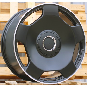Джанта R22x11.5  5X112  ET  47  66.6  F5133  Black Half Matt+Polished Lip (BLHMPL)  For MER  (P1+P2)  (HYBRID FORGED MONOBLOCK Rear+Front)