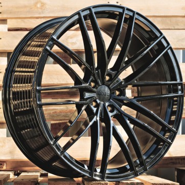 Джанта R22x9.5  5X112  ET  26  66.5  F1995  (YF0417)  Black (BL)  Fits for AUD  (Z5)  (HYBRID FORGED Fit for ABT Style)