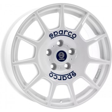 Джанта SPARCO SPARCO TERRA WHITE BLUE LETTERING 7Jx16" 5x100 ET35 CB63.4