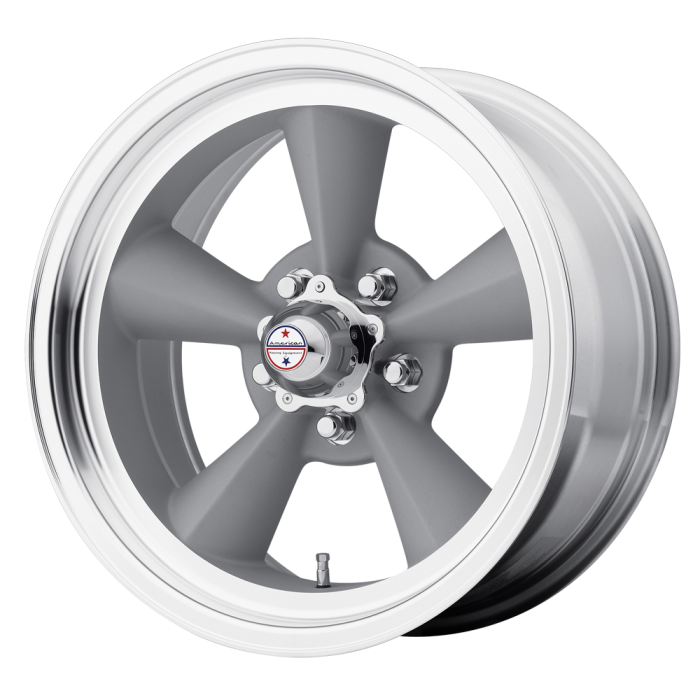 Джанта American Racing Vintage VN309 TT O 15X8.5 5x120.65 ET -24 83.06 VINTAGE SILVER W/ MACHINED LIP
