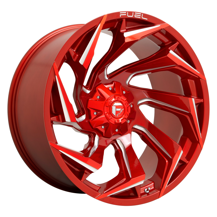 Джанта Fuel 1PC D754 REACTION 22X10 8x170 ET -18 125.10 CANDY RED MILLED