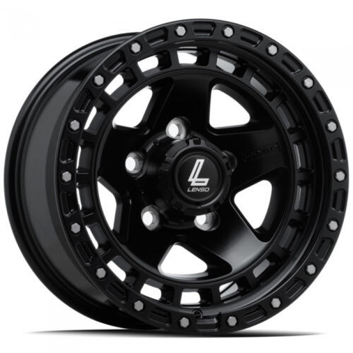 Джанта LENSO MX-M79 9.0x17 6/139.7 ET -12 106 Антрацит с черен обръч
