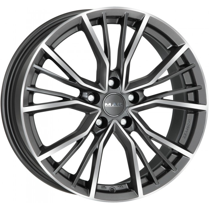 Джанта MAK UNION GUN MET-MIRROR FACE 9.5Jx21" 5x112 ET25 CB66.45