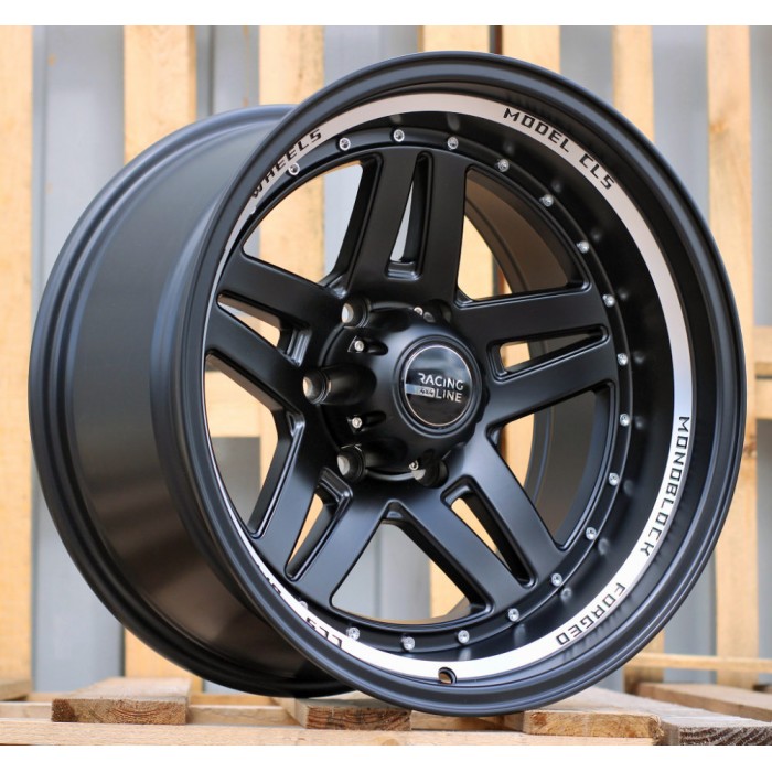 Джанта R15x10  5X139.7  ET  M44  110.1  BK936  Black Half Matt+Polished Lip (BLHMPL)  Fits for 4X4  (D3)