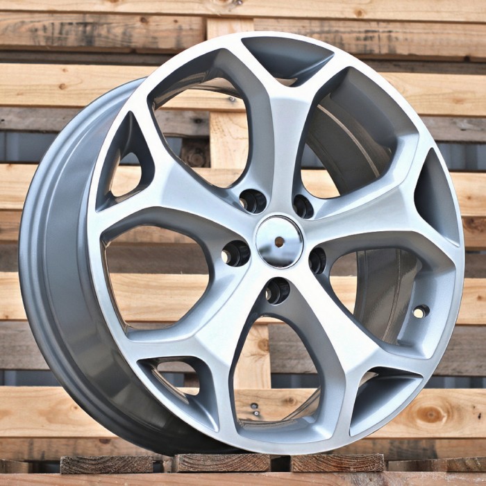 Джанта R15x6.5  4X108  ET  47.5  63.4  BK386  Grey Polished (MG)  Fits for FORD  (Z7)