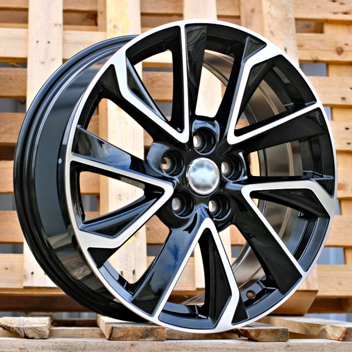 Джанта R15x6.5  5X100  ET  40  54.1  B5463  Black Polished (MB)  Fits for TOYOT  (D2)