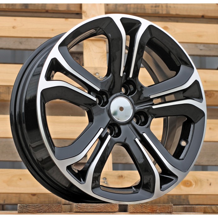 Джанта R16x6  4X108  ET  22  65.1  A5108  Black Polished (MB)  Fits for CITRO  (P)