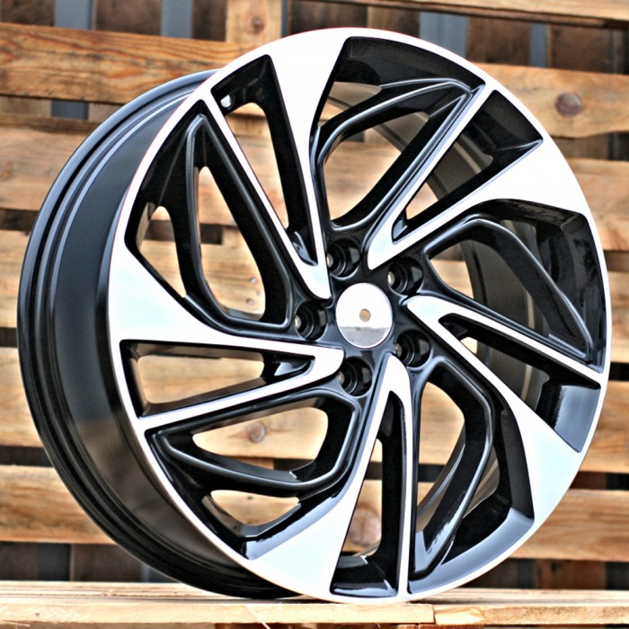 Джанта R16x6.5  5X114.3  ET  45  67.1  B5518  (FE189)  Black Polished (MB)  Fits for HYUND  (Z6)