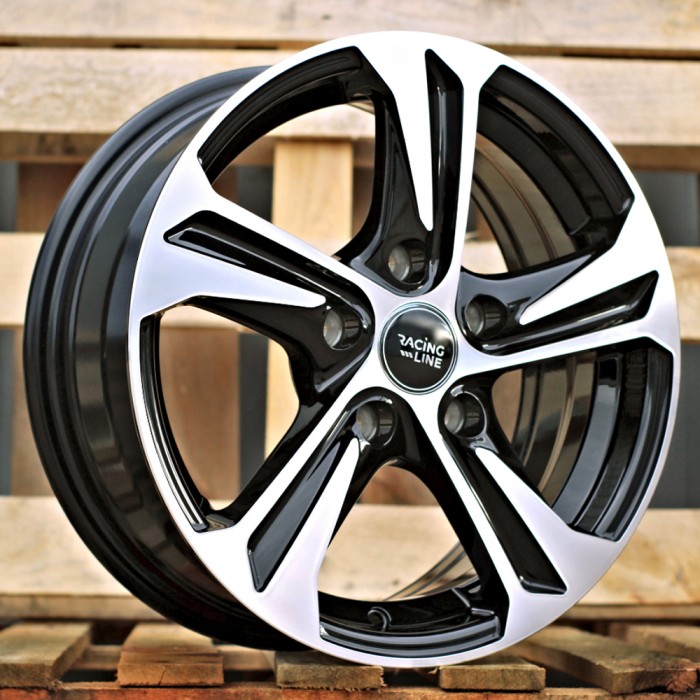 Джанта R16x6.5  5X118  ET  45  71.1  B1242  Black Polished (MB)  Fits for RACIN  (R+P)