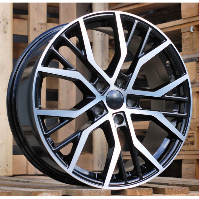 Джанта R16x7  5X112  ET  45  57.1  BK713  Black Polished (MB)  For VW  (R+K2)