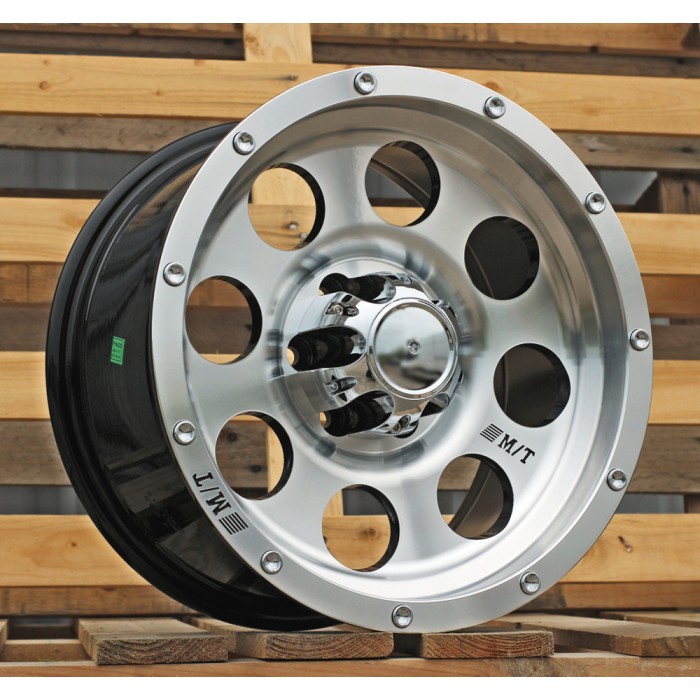 Джанта R16x8  6X114.3  ET  0  66.1  QC812  Black Polished (MB)  Fits for 4X4  (K7)