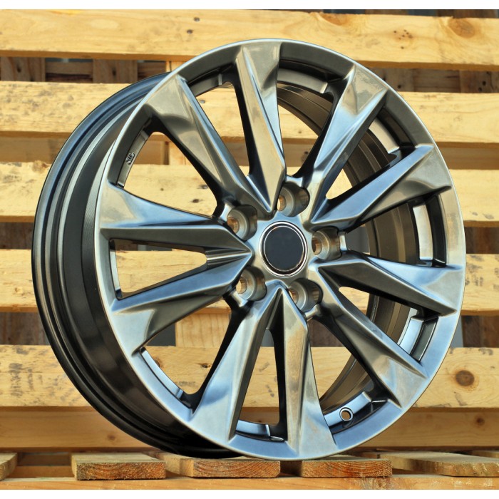 Джанта R17x6.5  5X114.3  ET  35  60.1  H3341F  Hyper Black (HB)  Fits for TOYOT  (M+K7)  (HYBRID FORGED)
