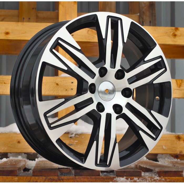 Джанта R17x6.5  6X120  ET  50  74.5  IN3606F  Black Polished (MB)  Fits for FORD  (K8)  (HYBRID FORGED (max 1200kg)4X4)