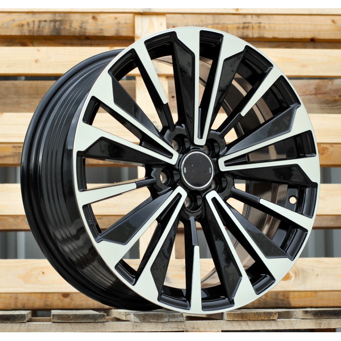 Джанта R17x7.5  5X100  ET  35  54.1  FBX374  Black Polished (MB)  Fits for TOYOT  (P2)  (HYBRID FORGED)