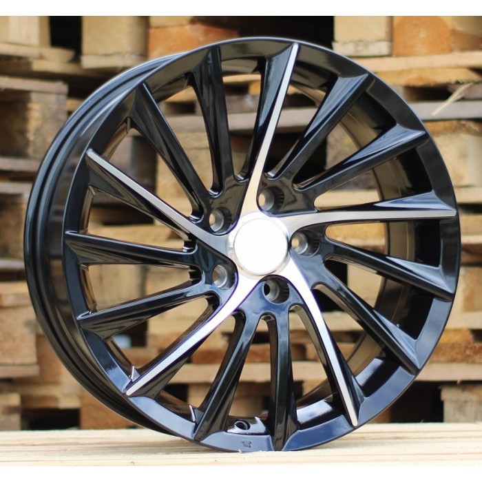 Джанта R17x7.5  5X110  ET  41  65.1  E467  (LU356)  Black Polished (MB)  Fits for ALFA  (P1)