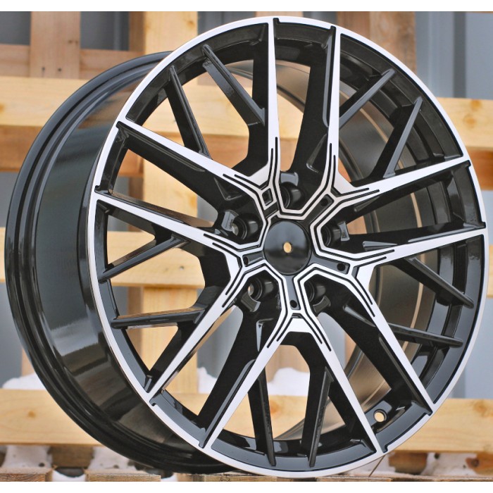 Джанта R17x7.5  5X112  ET  28  66.6  H5080  (A5593)  Black Polished (MB)  Fits for BMW  (P)