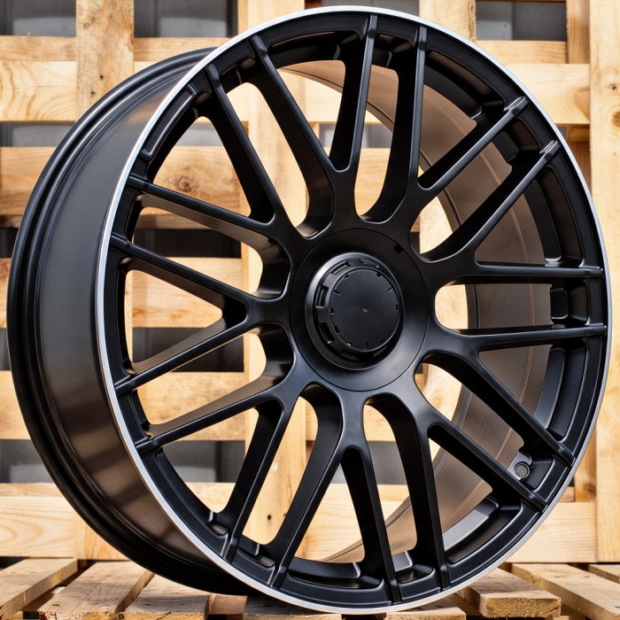 Джанта R17x7.5  5X112  ET  35  66.5  B1268  (H3368F)  Black+Polished Lip (BLPL)  Fits for MER  (Z3+Z8)  (HYBRID FORGED)