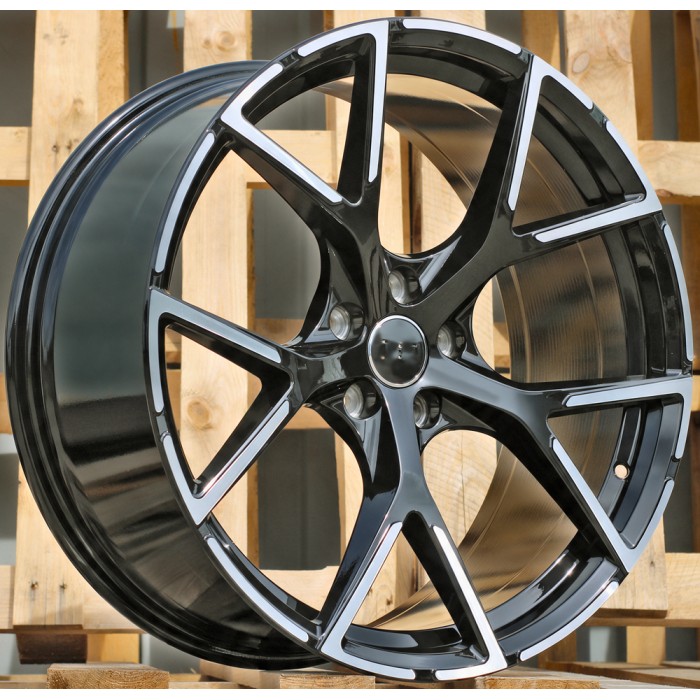 Джанта R17x7.5  5X112  ET  36  66.5  3S5997  Black Polished (MB)  Fits for AUD  (P)  (HYBRID FORGED)