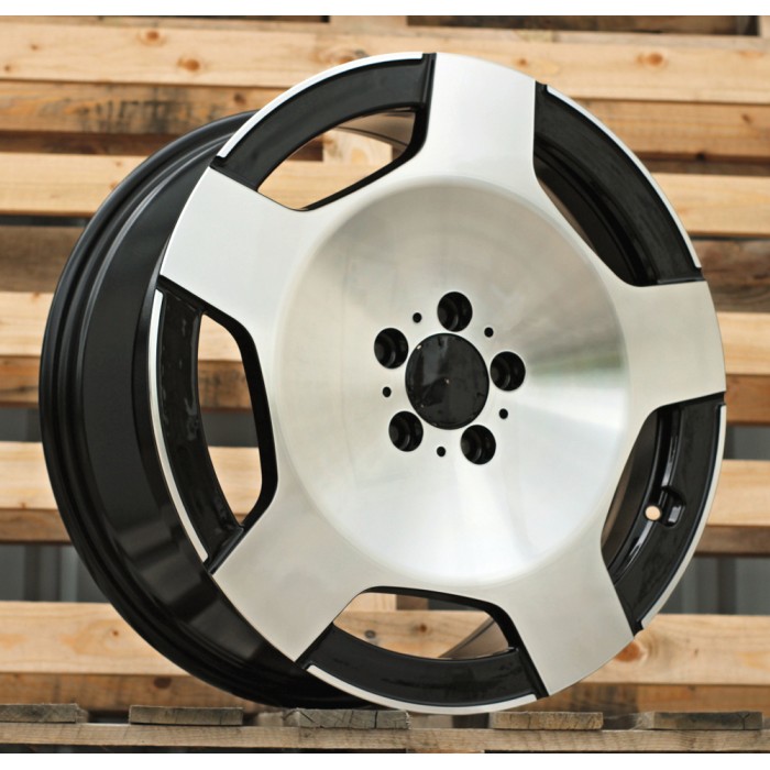 Джанта R17x7.5  5X112  ET  48  66.6  IN3518F  (XF263)  Black Polished (MB)  Fits for MER  (D3)  (HYBRID FORGED 4x4 Fit for V-Class/Vito)