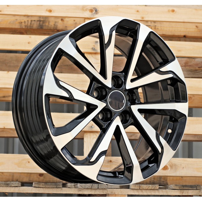 Джанта R17x7.5  5X114.3  ET  40  60.1  FBX416  Black Polished (MB)  Fits for TOYOT  (P2)  (HYBRID FORGED Corolla Cross)