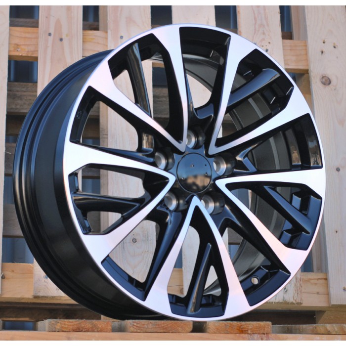 Джанта R17x7.5  5X114.3  ET  40  60.1  H3320F  Black Polished (MB)  Fits for LEX  (M)  (HYBRID FORGED)