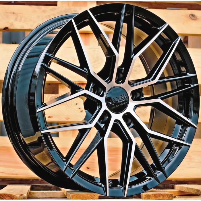 Джанта R17x7.5  5X114.3  ET  40  67.1  HX035  (FBX005)  Black Polished (MB)  Fits for HAXER  (Z5)  (HYBRID FORGED)