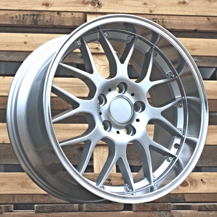 Джанта R17x7.5  5X120  ET  35  72.6  BY773  Silver+Polished Lip (SP)  Fits for BMW  (Z3+Z1+Z2)  (Racingline)