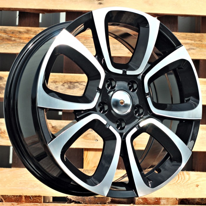Джанта R17x7  5X108  ET  47  65.1  B5850  Black Polished (MB)  Fits for CITRO  (P)