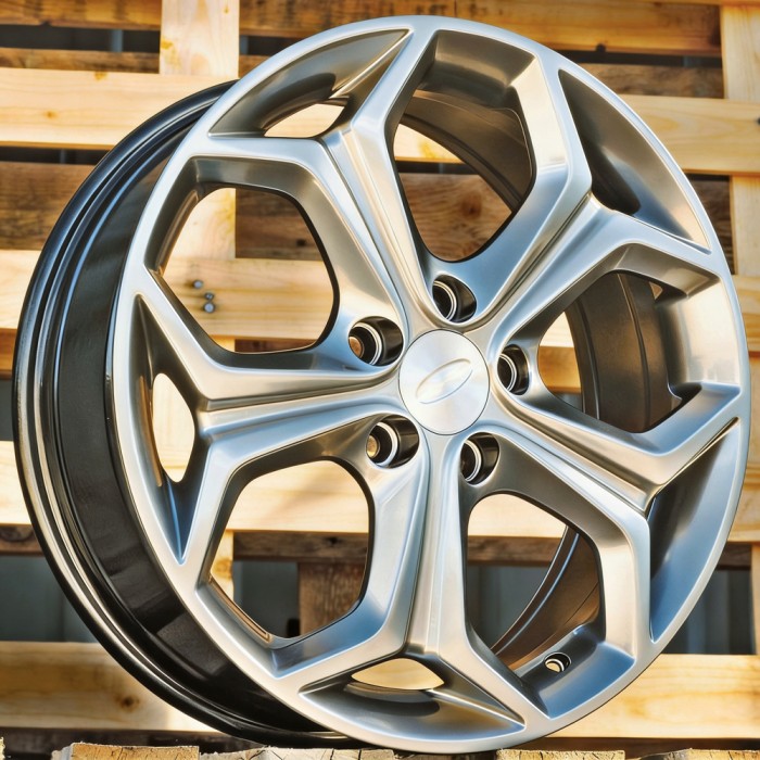 Джанта R17x7  5X108  ET  50  63.4  BK675  Hyper Black (HB)  Fits for FORD  (R)