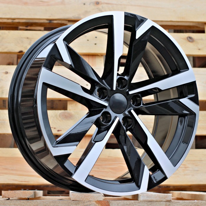 Джанта R17x7  5X112  ET  40  57.1  FBX254  Black Polished (MB)  Fits for SKODA  (Z5+Z7+S)  (HYBRID FORGED)