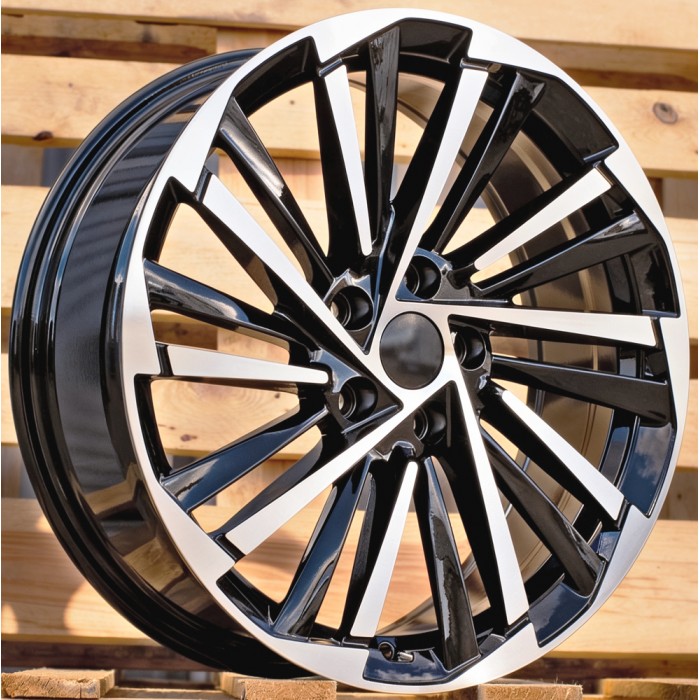 Джанта R17x7  5X112  ET  40  57.1  FBX261  Black Polished (MB)  Fits for SKODA  (Z7+P+S)  (HYBRID FORGED)