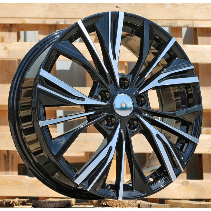 Джанта R17x7  5X114.3  ET  35  66.1  FE224  (QC1550)  Black Polished (MB)  Fits for NISS  (Z5)  (JUKE New Model)