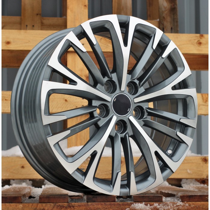 Джанта R17x7  5X114.3  ET  50  60.1  IN3515F  Grey Polished (MG)  Fits for TOYOT  (Z7)  (HYBRID FORGED Yaris Cross)