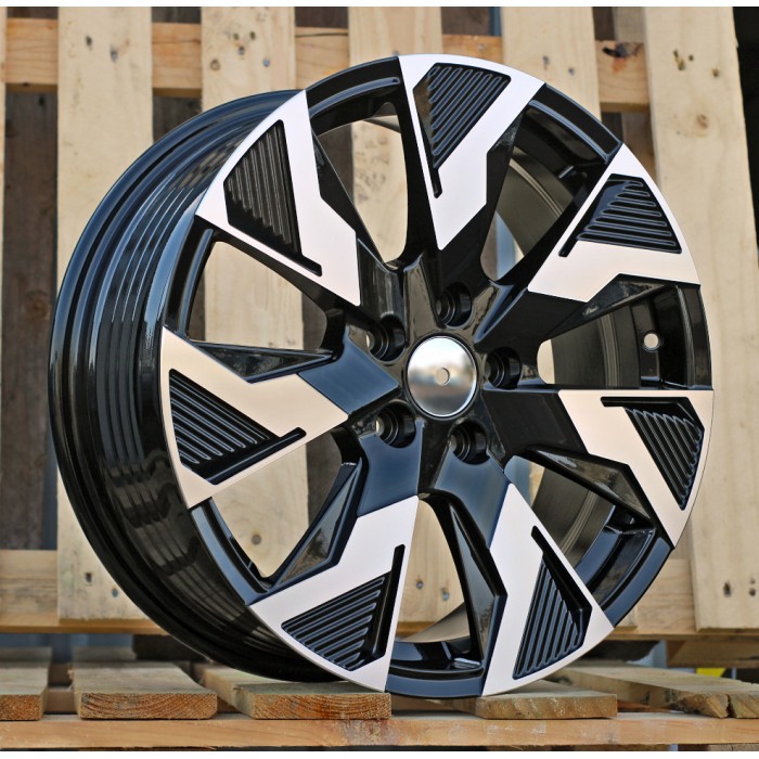 Джанта R17x7  5X120  ET  55  65.1  IN3521F  Black Polished (MB)  Fits for VW  (M)  (HYBRID FORGED (max 1250kg)4X4)
