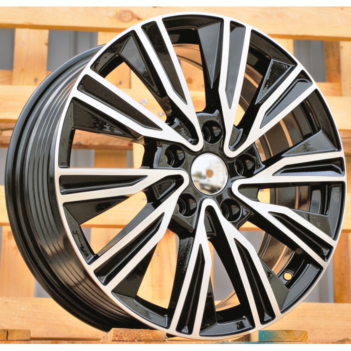 Джанта R17x7  5X120  ET  55  65.1  IN3651F  Black Polished (MB)  For VW  (S)  (HYBRID FORGED 1250kg 4X4)