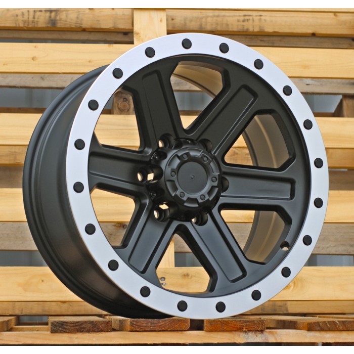 Джанта R17x8.5  6X139.7  ET  0  110.1  JT224  Black Matt (BM)  For 4X4  (K3)  (HYBRID FORGED)
