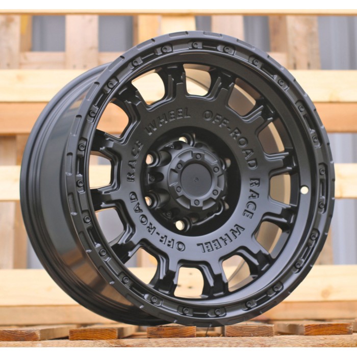 Джанта R17x8.5  6X139.7  ET  12  106.1  FBX034  Black Half Matt (BLHM)  Fits for 4X4  (Z6+P2)  (HYBRID FORGED)