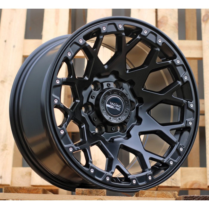 Джанта R17x9  6X139.7  ET  M6  87.1  B1108  Black Half Matt (BLHM)  Fits for 4X4  (R)