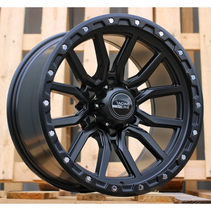 Джанта R18x10  6X139.7  ET  M18  110.1  Y0156  Black Half Matt (BLHM)  Fits for 4X4  (R)