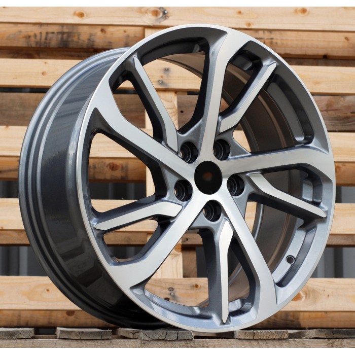 Джанта R18x7.5  5X108  ET  50  63.4  FBX326  Grey Polished (MG)  Fits for FORD  (P2)  (HYBRID FORGED)