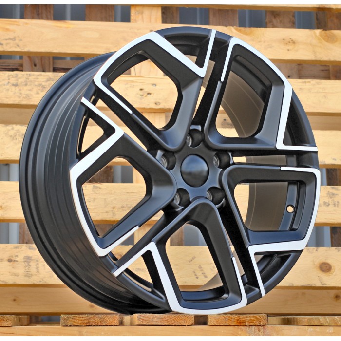 Джанта R18x7.5  5X112  ET  40  57.1  Y1243  (YF5667)  Black Polished Half Matt (MBHM)  Fits for VW  (M)  (HYBRID FORGED)