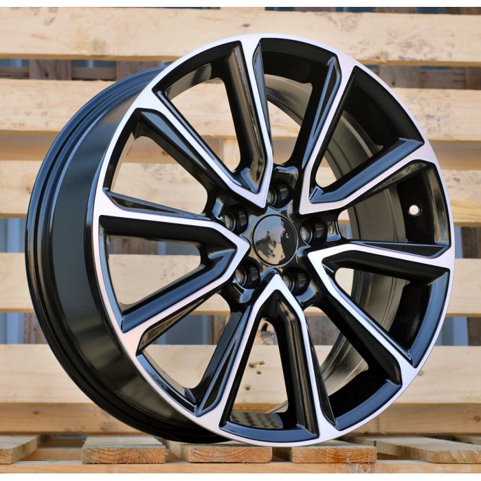 Джанта R18x7.5  5X114.3  ET  35  60.1  B5344  Black Polished (MB)  Fits for LEX  (R)
